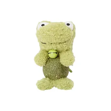 Brinquedo Sapo de Pelucia com Catnip Flicks